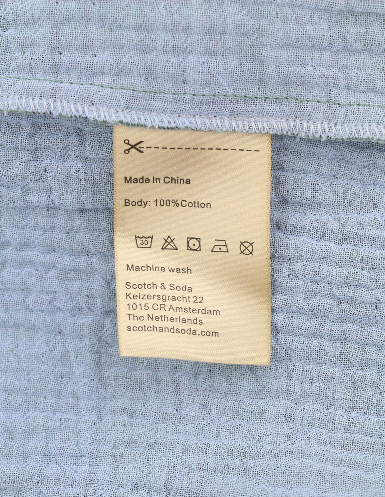 SCOTCH & SODA Men Shirt M Green Double Face Check Regular Fit Button-Up Roll-Up