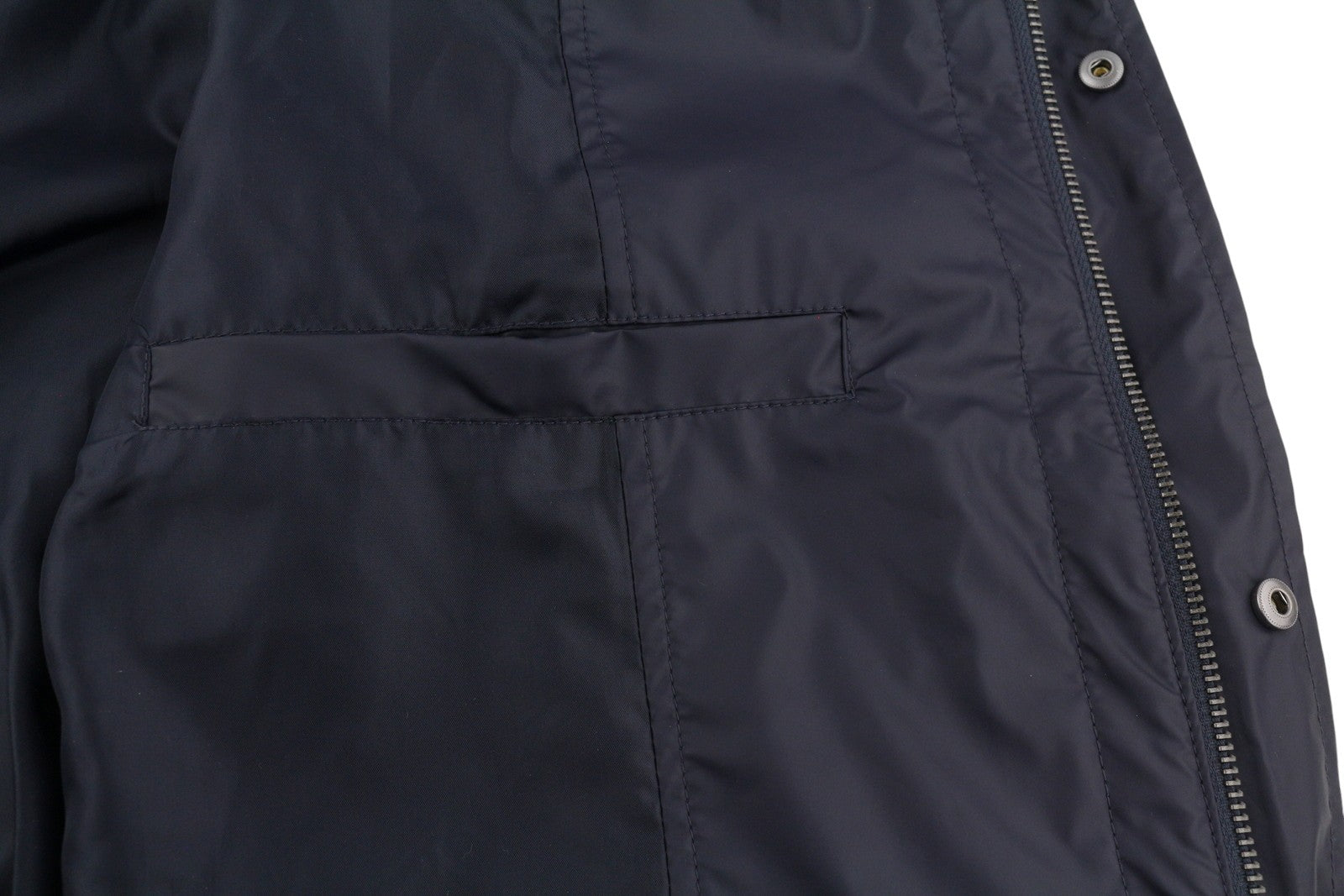 LYLE & SCOTT Coach Men Jacket M Dark Blue Water Repellent Full Zip Lightweight