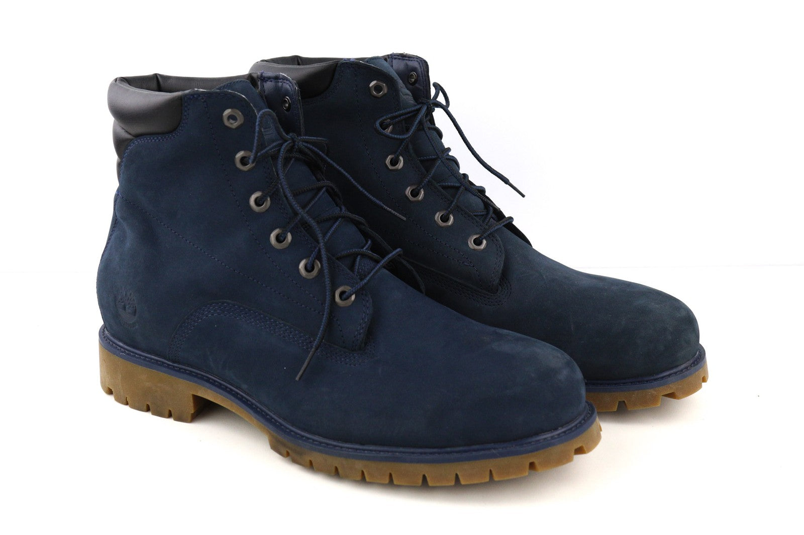 TIMBERLAND A2K58-A6425 Men's EU46/47.5 Navy Blue Leather High-Top Casual Shoes
