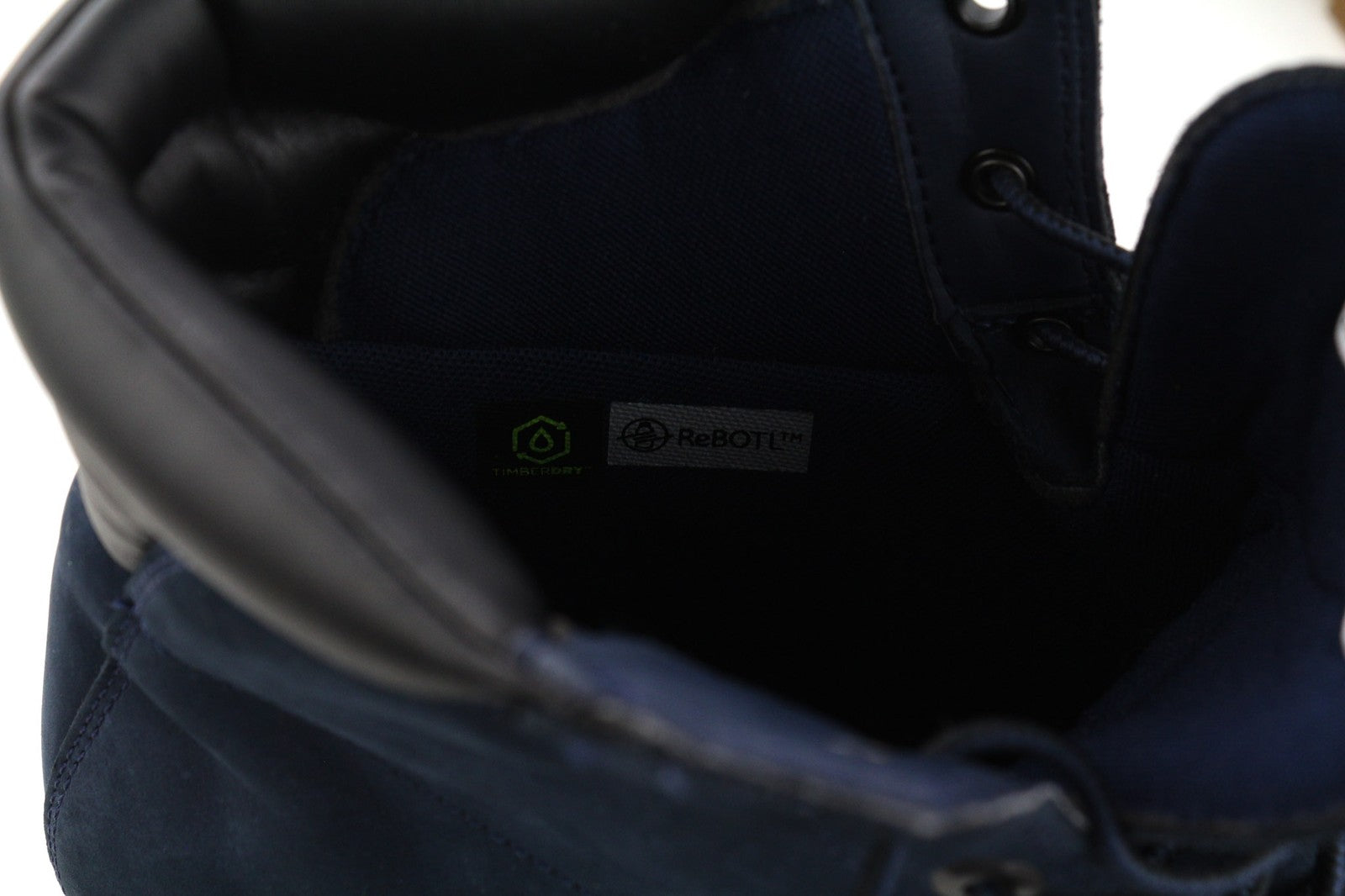 TIMBERLAND A2K58-A6425 Men's EU46/47.5 Navy Blue Leather High-Top Casual Shoes