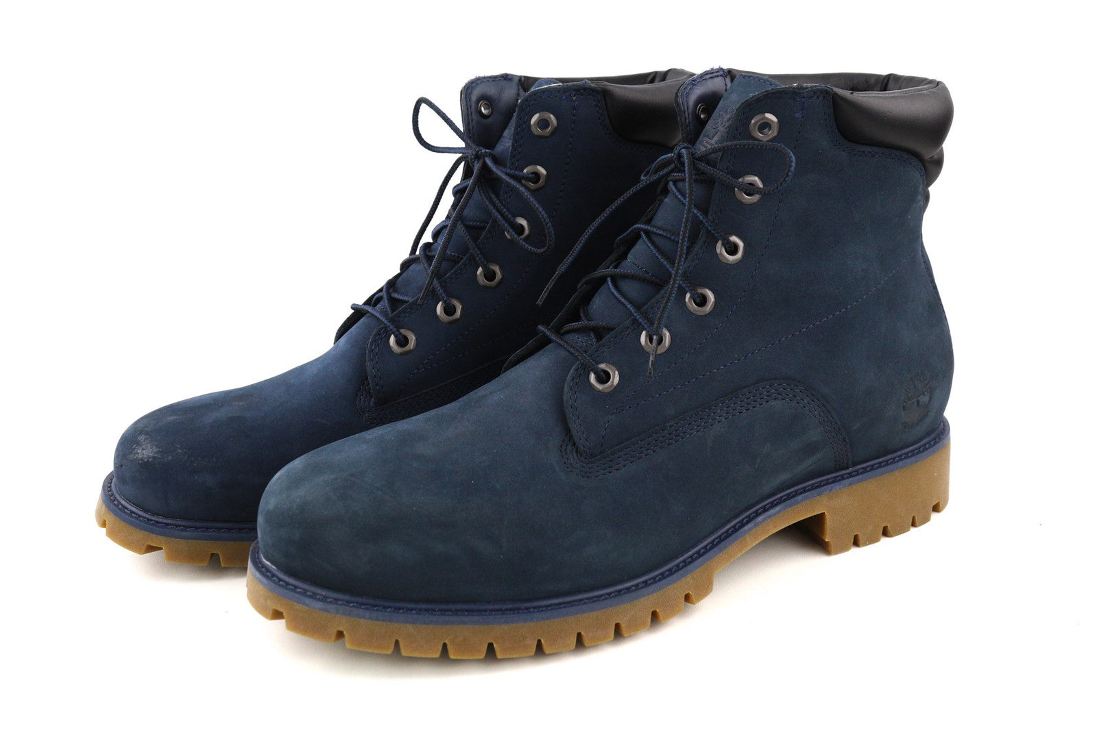 TIMBERLAND A2K58-A6425 Men's EU46/47.5 Navy Blue Leather High-Top Casual Shoes