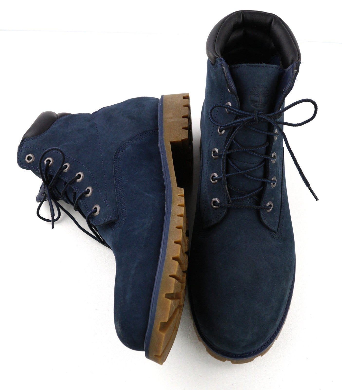 TIMBERLAND A2K58-A6425 Men's EU46/47.5 Navy Blue Leather High-Top Casual Shoes