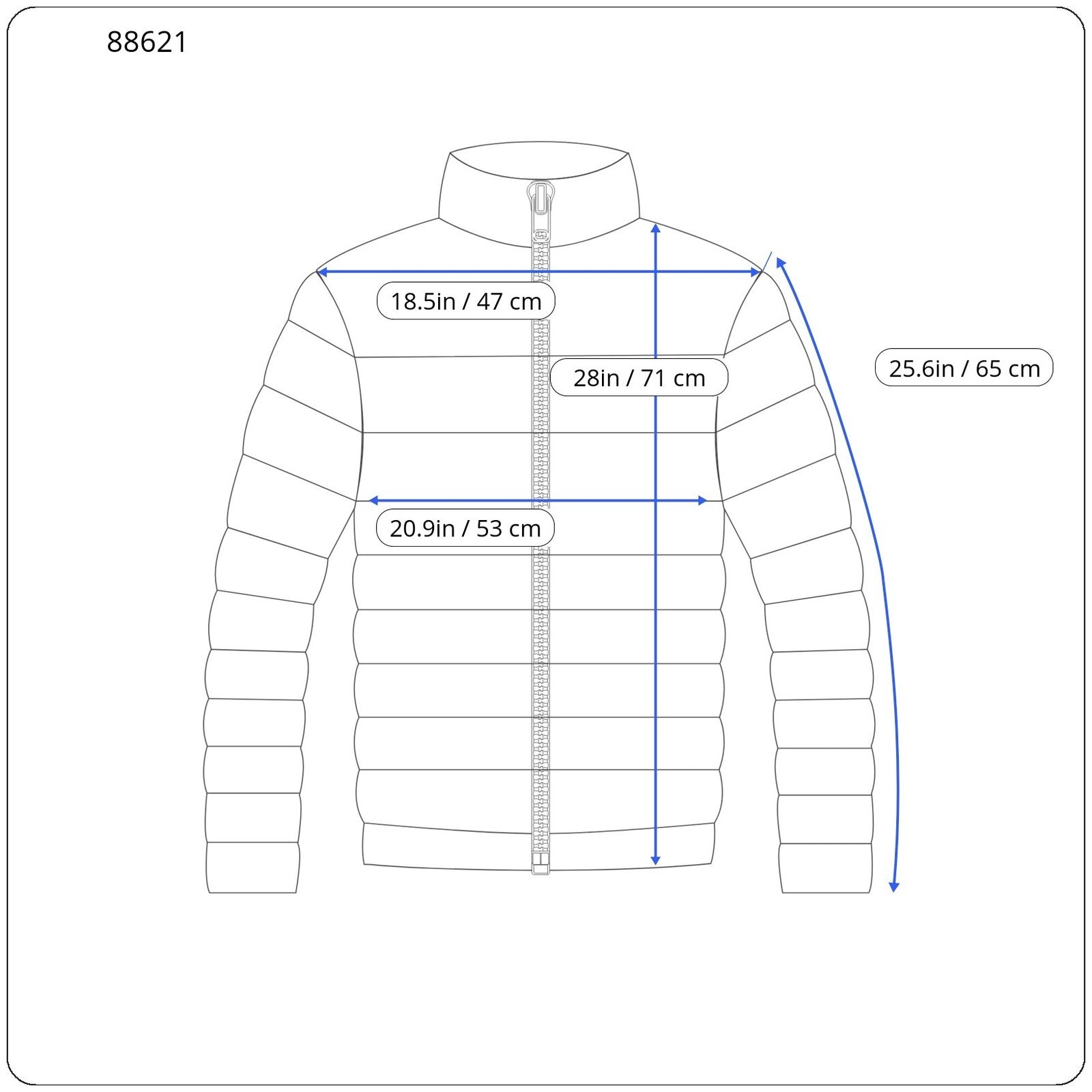 TED BAKER Men Jacket 3 M Dark Blue High Neck Unlined Full Zip Lightweight RRP250