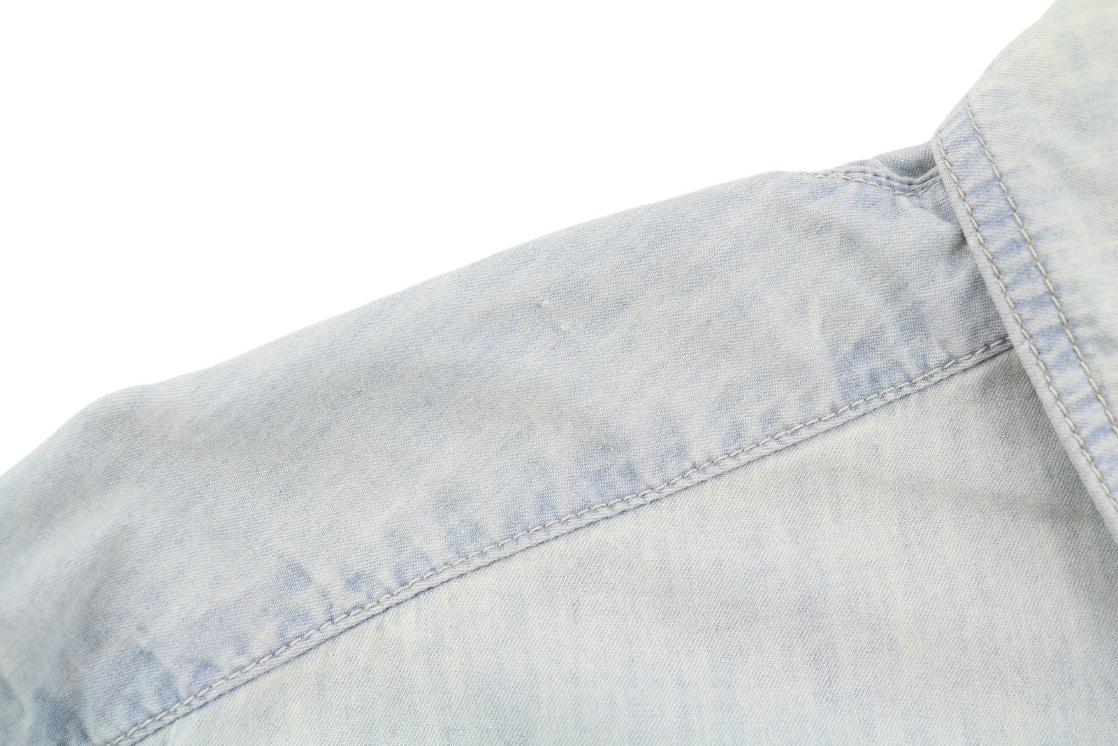 SCOTCH & SODA Men Shirt XL Blue Faded Button-Up Spread Neck Casual