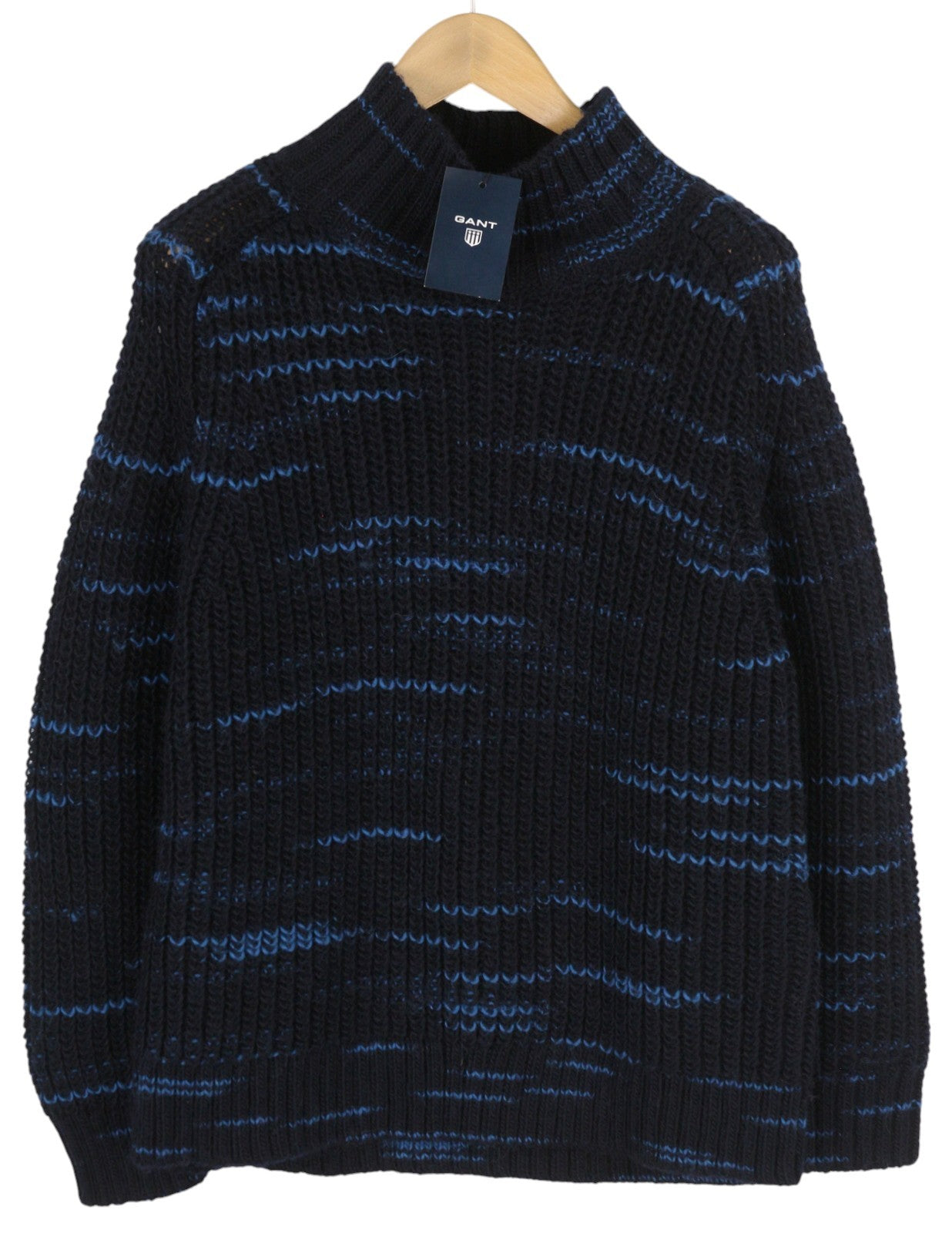 GANT Multi Color Turtle Women Jumper S Blue Pattern Wool Knit