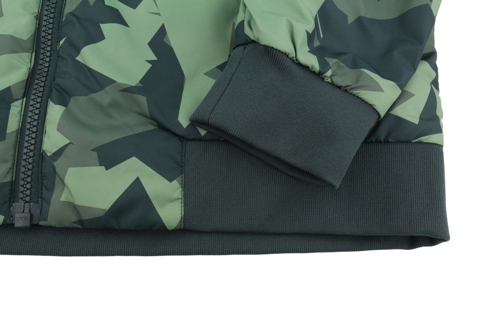 HELLY HANSEN Active Ins Fall Men Jacket M Green Padded Hooded Primaloft Full Zip