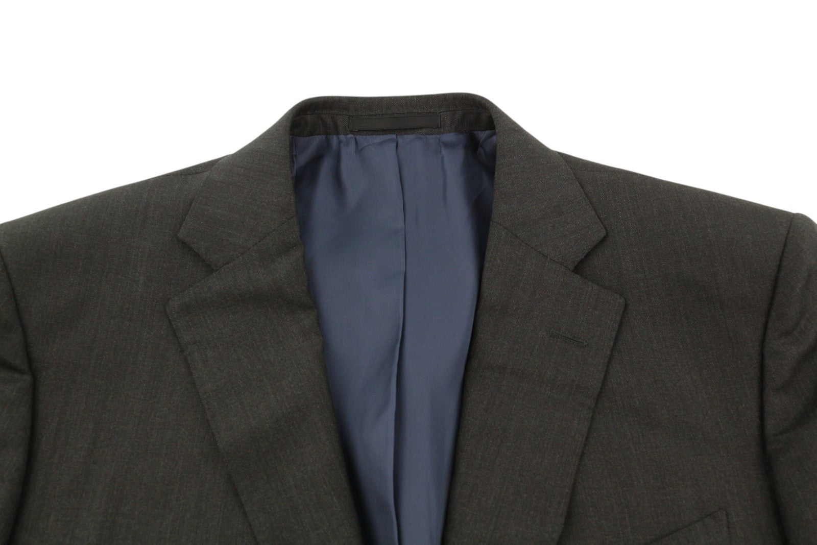 SUITSUPPLY Napoli Single Breasted Men Suit UK42R Dark Grey Wool 2 Pieces