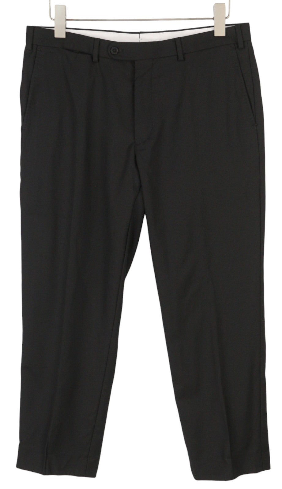 SUITSUPPLY La Spalla Men Suit UK42R / W34 Black Wool Peak 2 Pieces