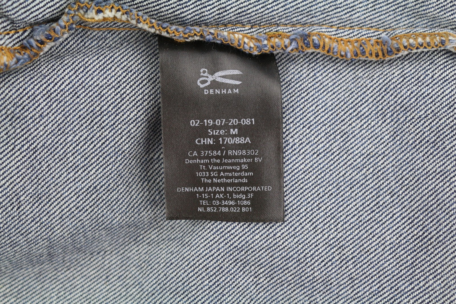 DENHAM Century Trucker Women Jacket M Blue Denim Washed Oversized