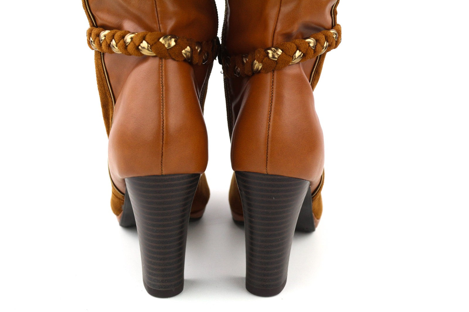 JACQUELINE RIU Women's EU36 Brown Long Heeled Shoes Autumn Winter Spring Wear