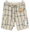 Beige Cotton Shorts