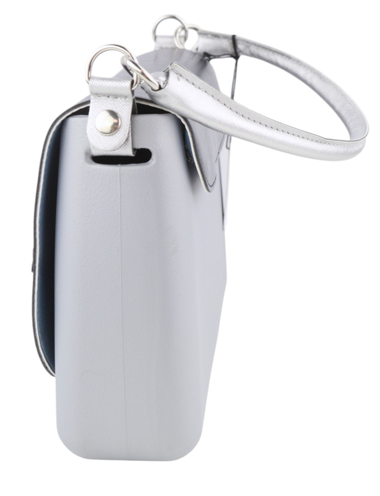 O BAG Glam Women Bag OS Grey Stars Handle Clasp Crossbody