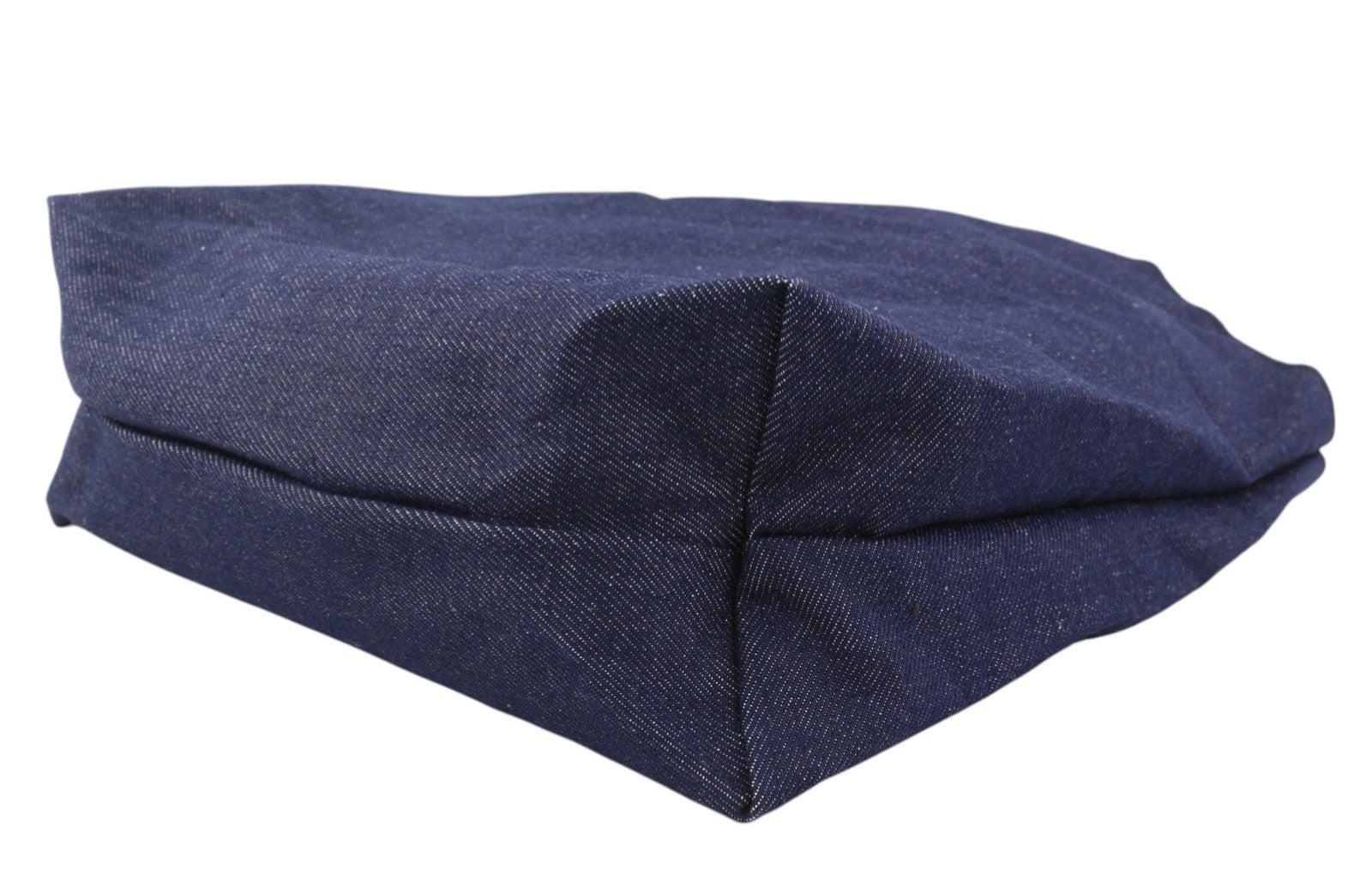 O BAG Rings Denim Women Bag OS Dark Blue Circular Handle Tote