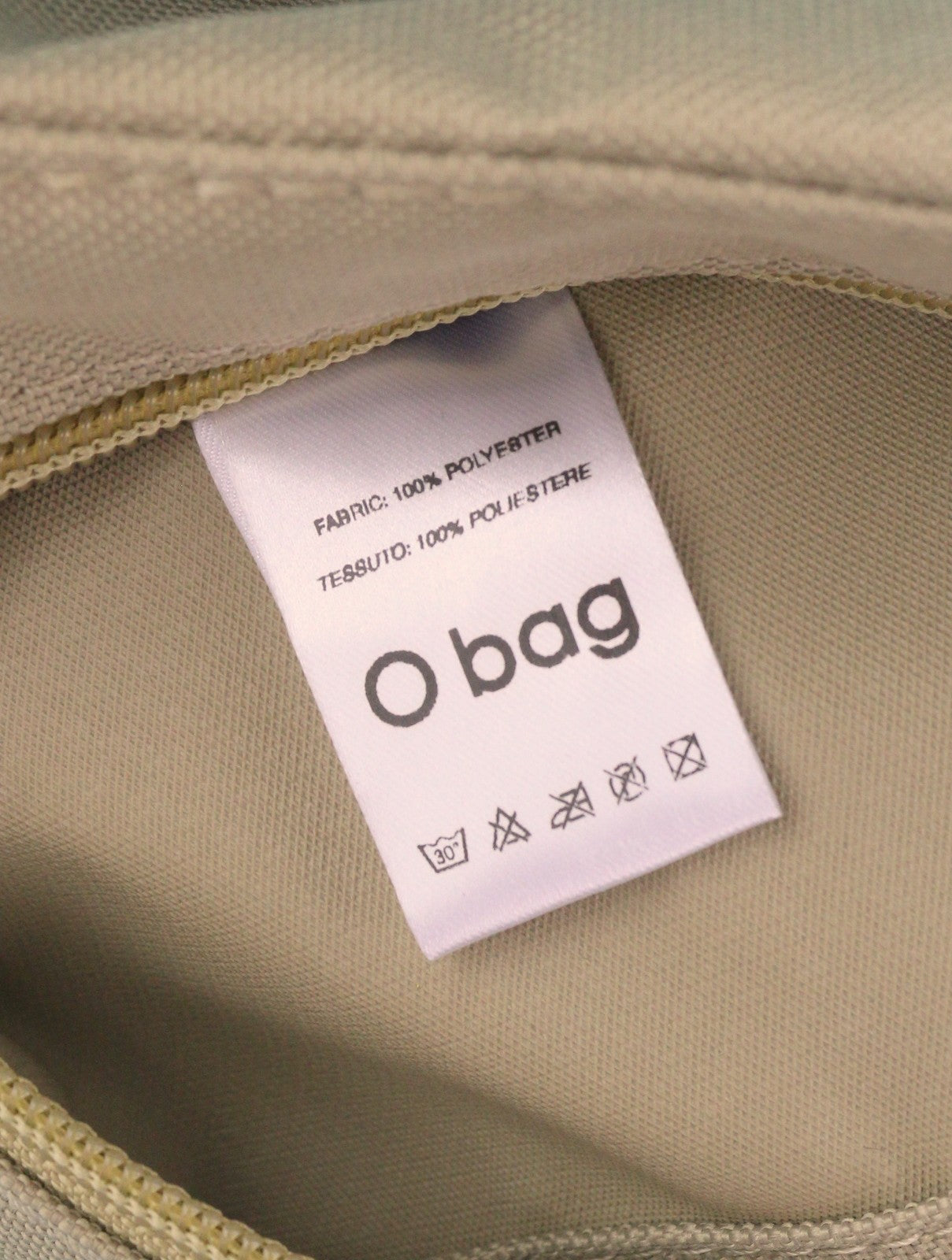 O BAG Moon Women Bag OS Blue Mint Quilted Handle Inner Bag