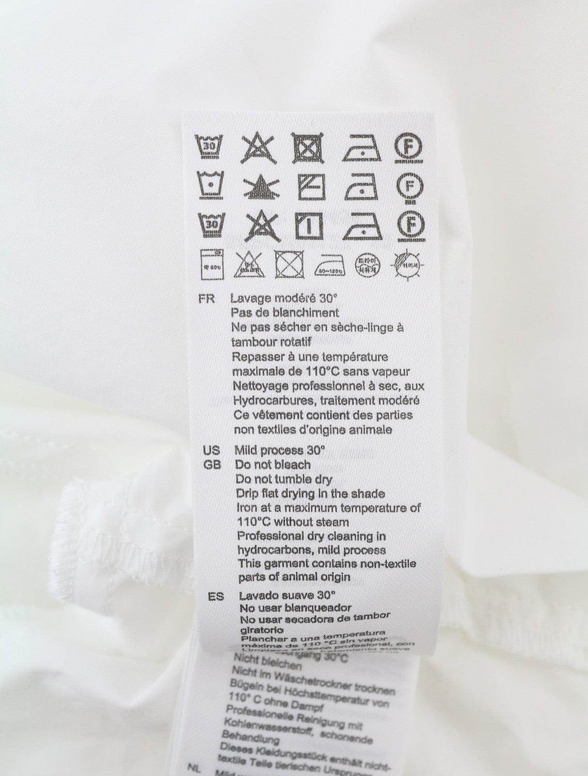 SANDRO Michelle Women Shirt 0 XS White Cropped Point Collar Long Sleeve RRP195