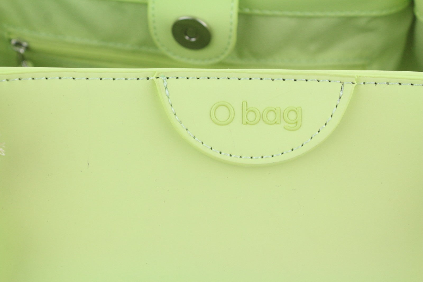 O BAG California Women Bag OS Light Green Double Handle Shopper