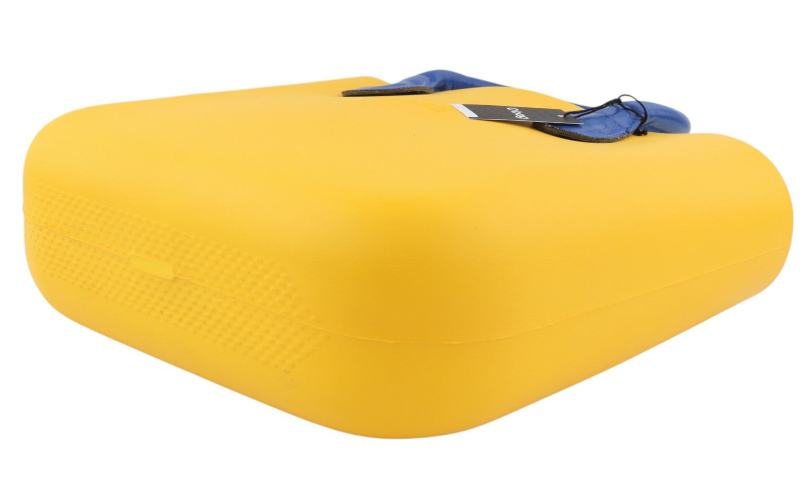 O BAG Mini Women Bag OS Yellow Blue Double Handles Zipper Square