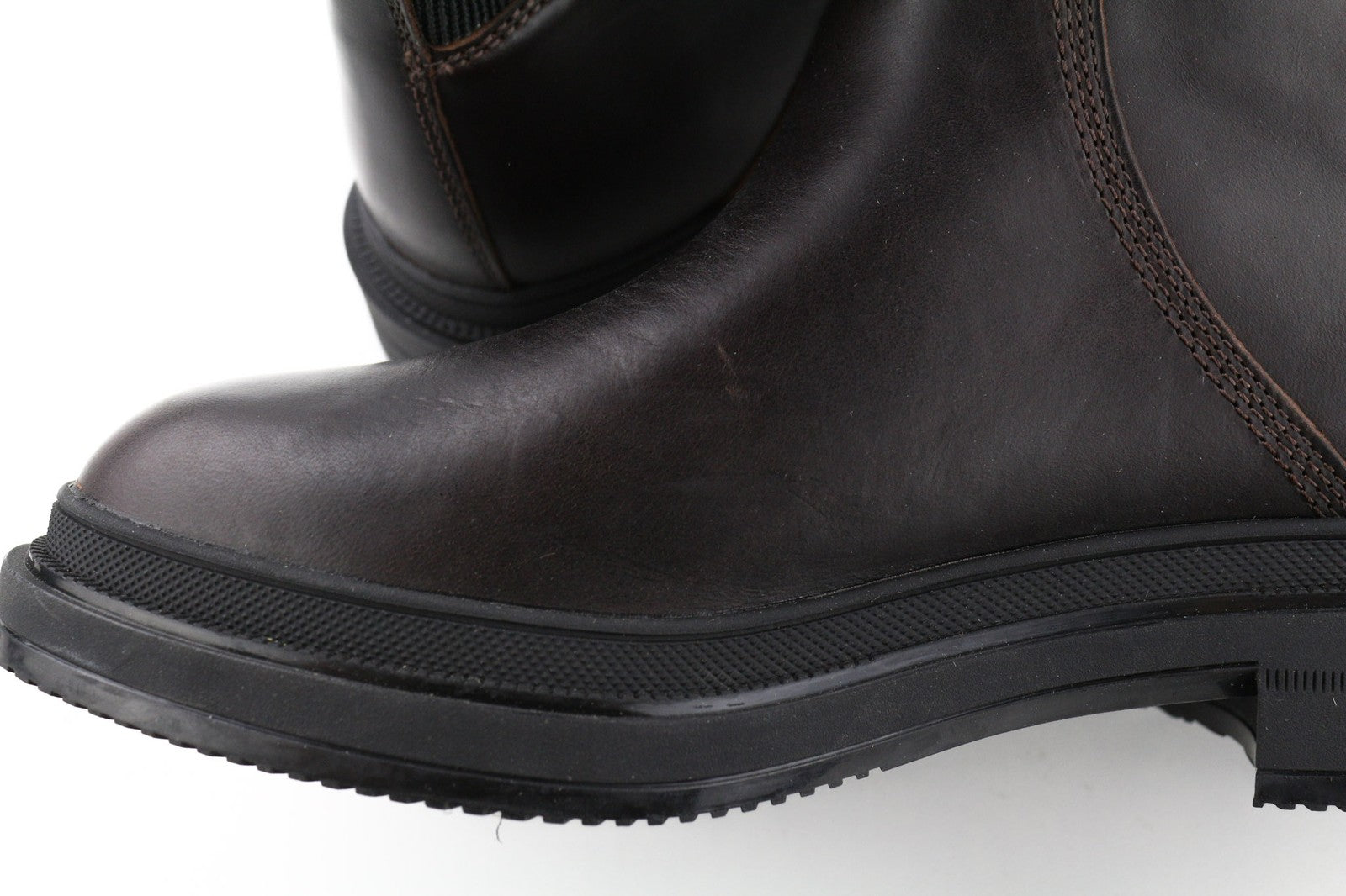 TIMBERLAND A2589 Women's EU37 UK4 Dark Leather ReBOTL Side Panel Boots Pull Tab