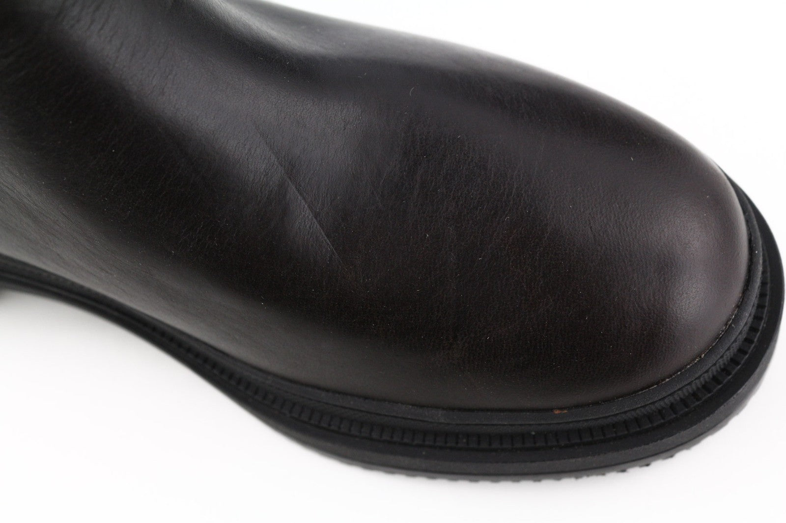 TIMBERLAND A2589 Women's EU37 UK4 Dark Leather ReBOTL Side Panel Boots Pull Tab