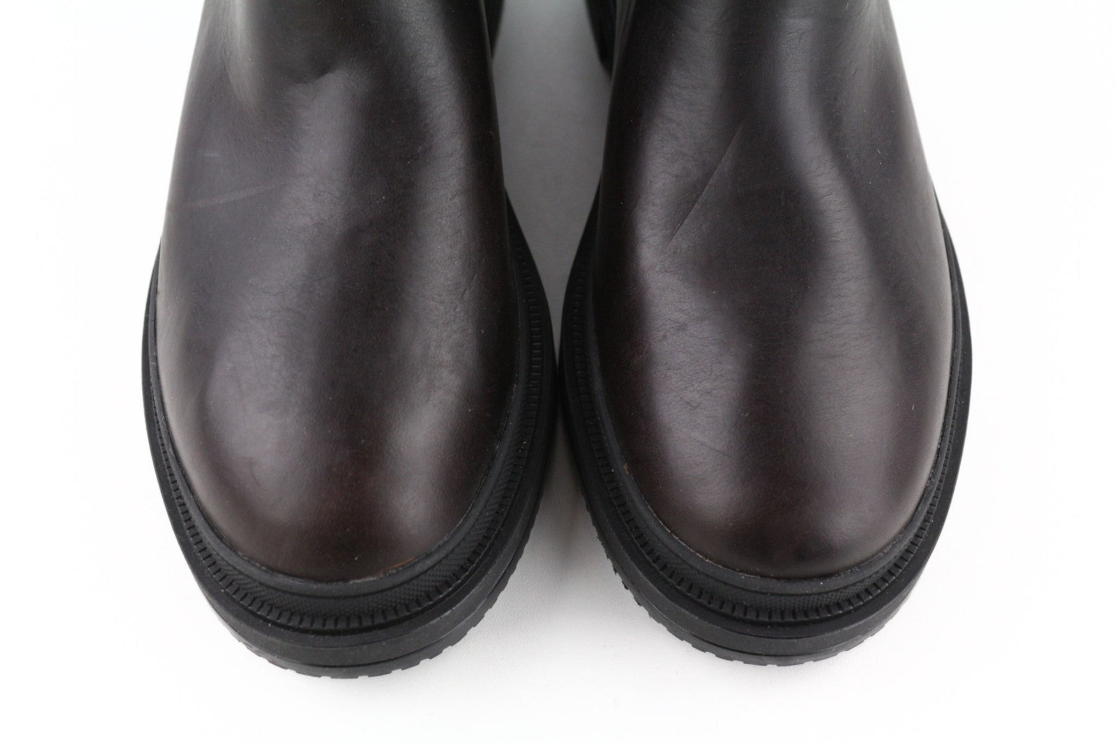 TIMBERLAND A2589 Women's EU37 UK4 Dark Leather ReBOTL Side Panel Boots Pull Tab