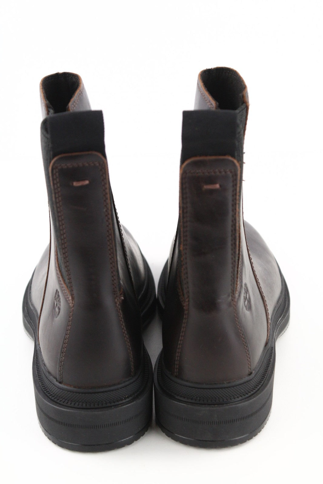 TIMBERLAND A2589 Women's EU37 UK4 Dark Leather ReBOTL Side Panel Boots Pull Tab