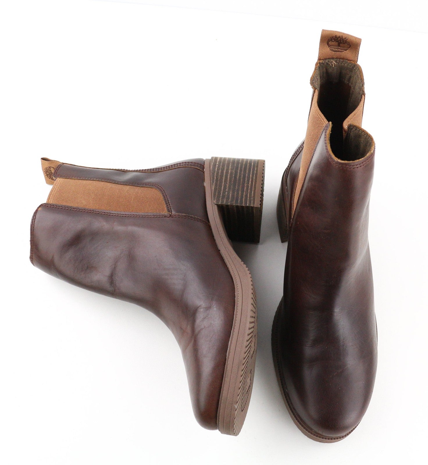 TIMBERLAND A2QG5 Women's EU39.5 3UK6.5 Leather  Side Panel ReBOTL Boots Black