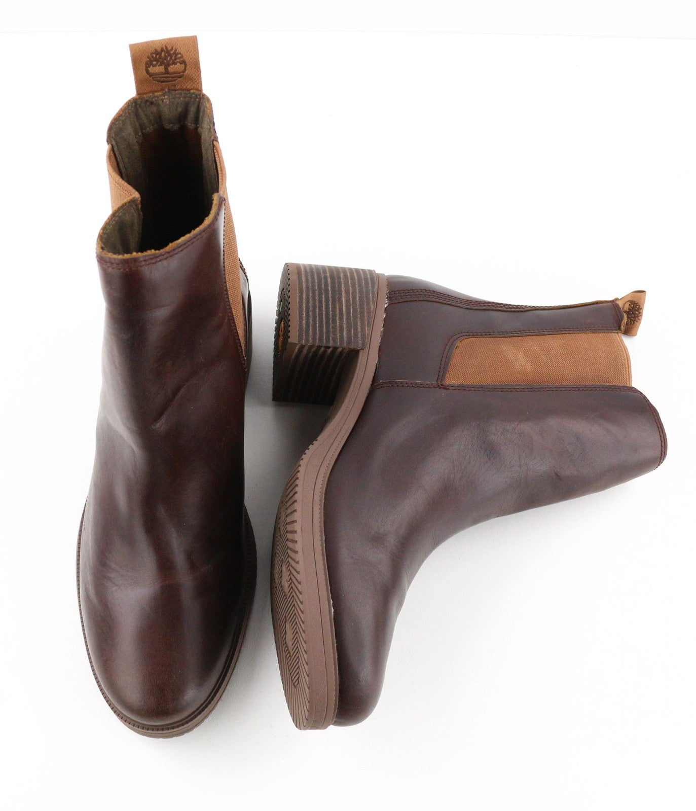 TIMBERLAND A2QG5 Women's EU39.5 3UK6.5 Leather  Side Panel ReBOTL Boots Black