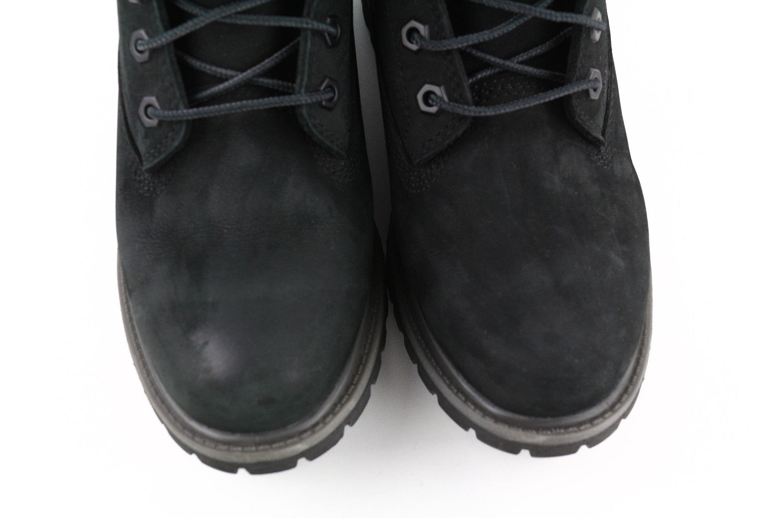 TIMBERLAND A17VM Women's EU38.5 UK5.5 Black Leather Lace Up Waterproof Boots