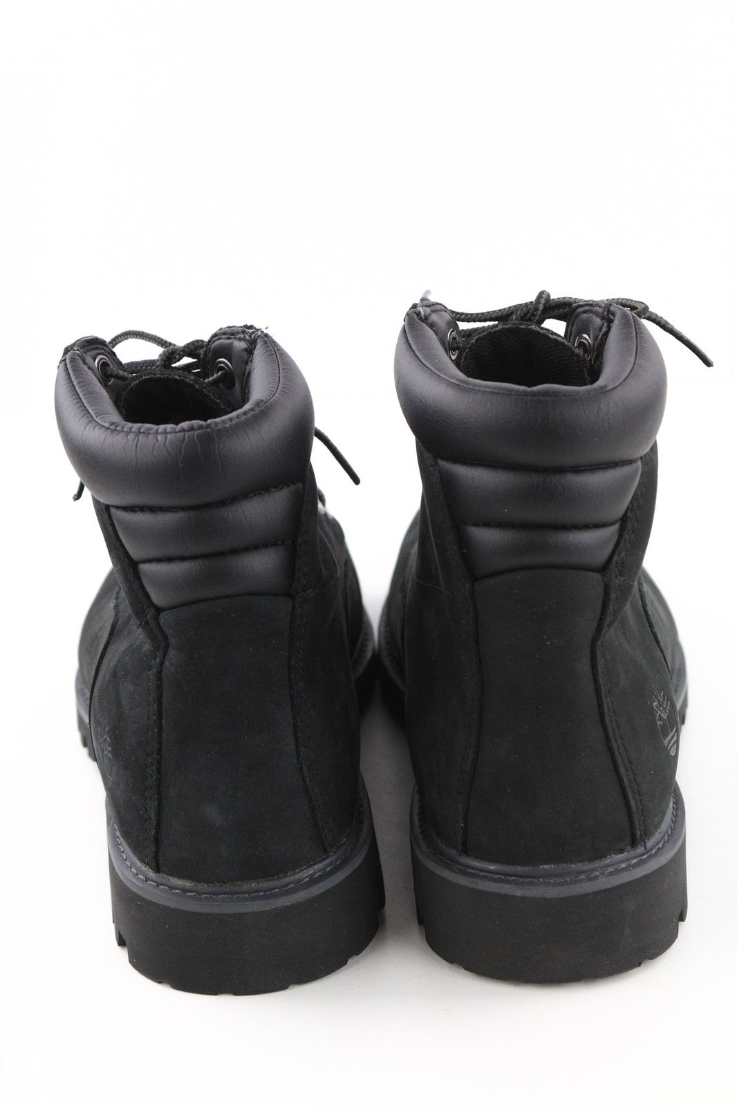 TIMBERLAND 6939R Men's EU41 UK7 Black Leather High-Top Boots Lace Up Round Toe