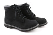 TIMBERLAND A17VM Women's EU41 UK7.5 Black Waterproof Lace Up Leather Boots