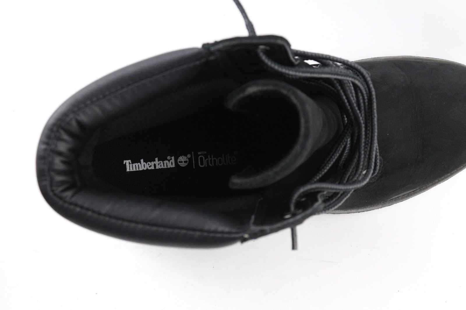 TIMBERLAND A17VM Women's EU41 UK7.5 Black Waterproof Lace Up Leather Boots