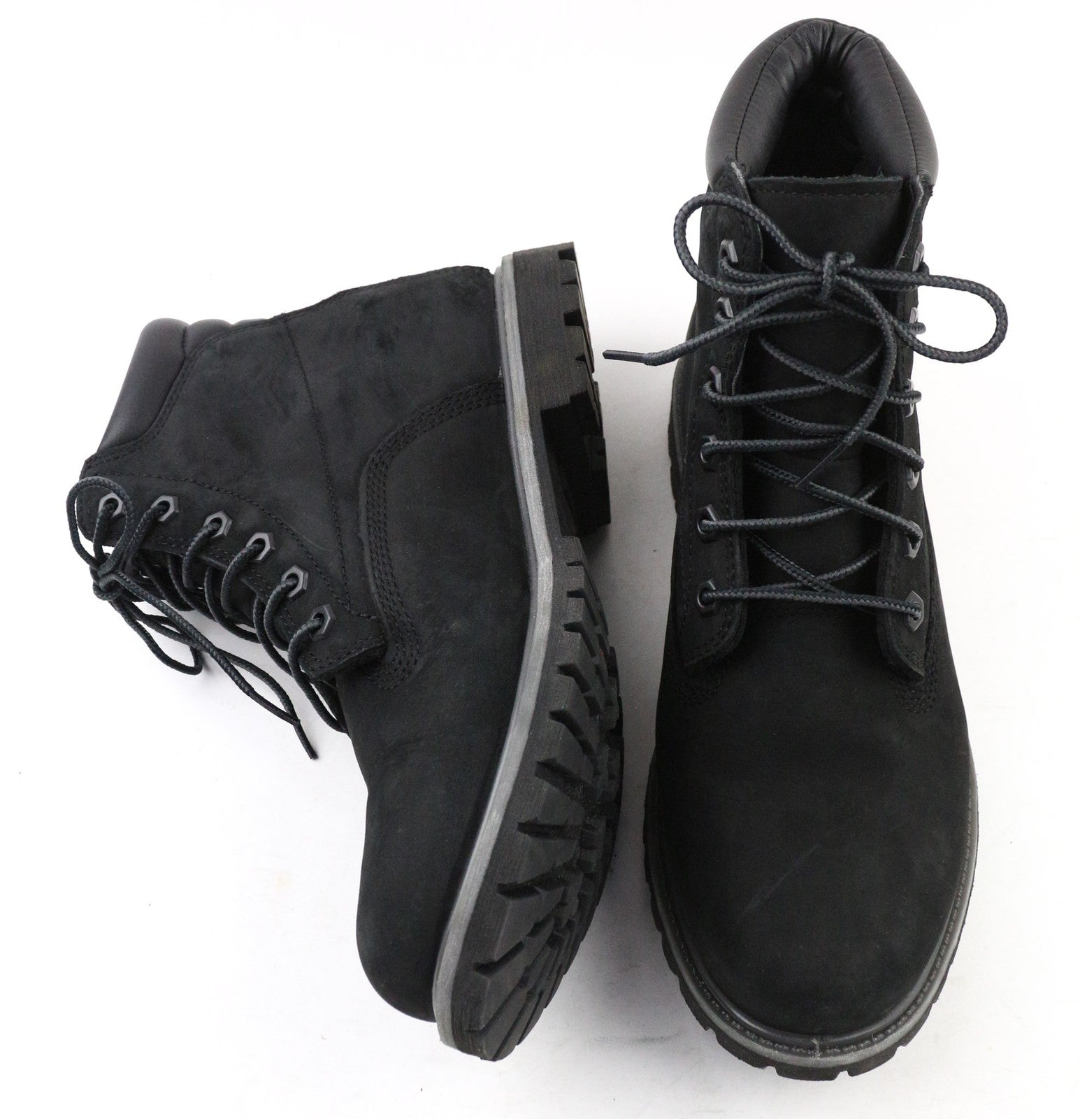 TIMBERLAND A17VM Women's EU41 UK7.5 Black Waterproof Lace Up Leather Boots