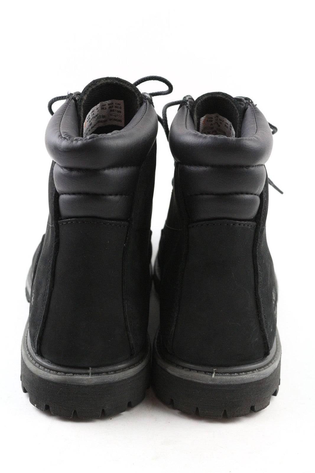 TIMBERLAND A17VM Women's EU41 UK7.5 Black Waterproof Lace Up Leather Boots