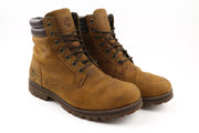 TIMBERLAND A17CK Men's EU42 UK8 Brown Leather Lace Up Ortholite Waterproof