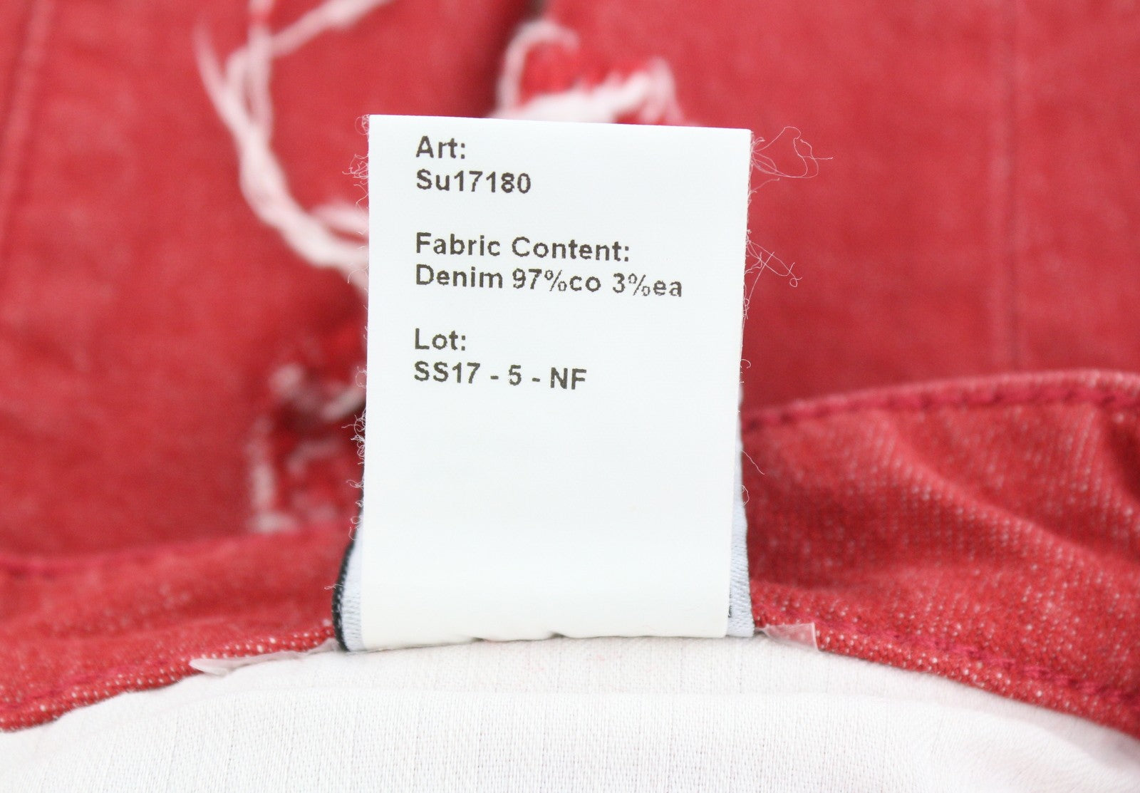 R13 Kate Skinny Women Jeans 24 Red Distress Ripped Ankle Length Skinny Fit Denim