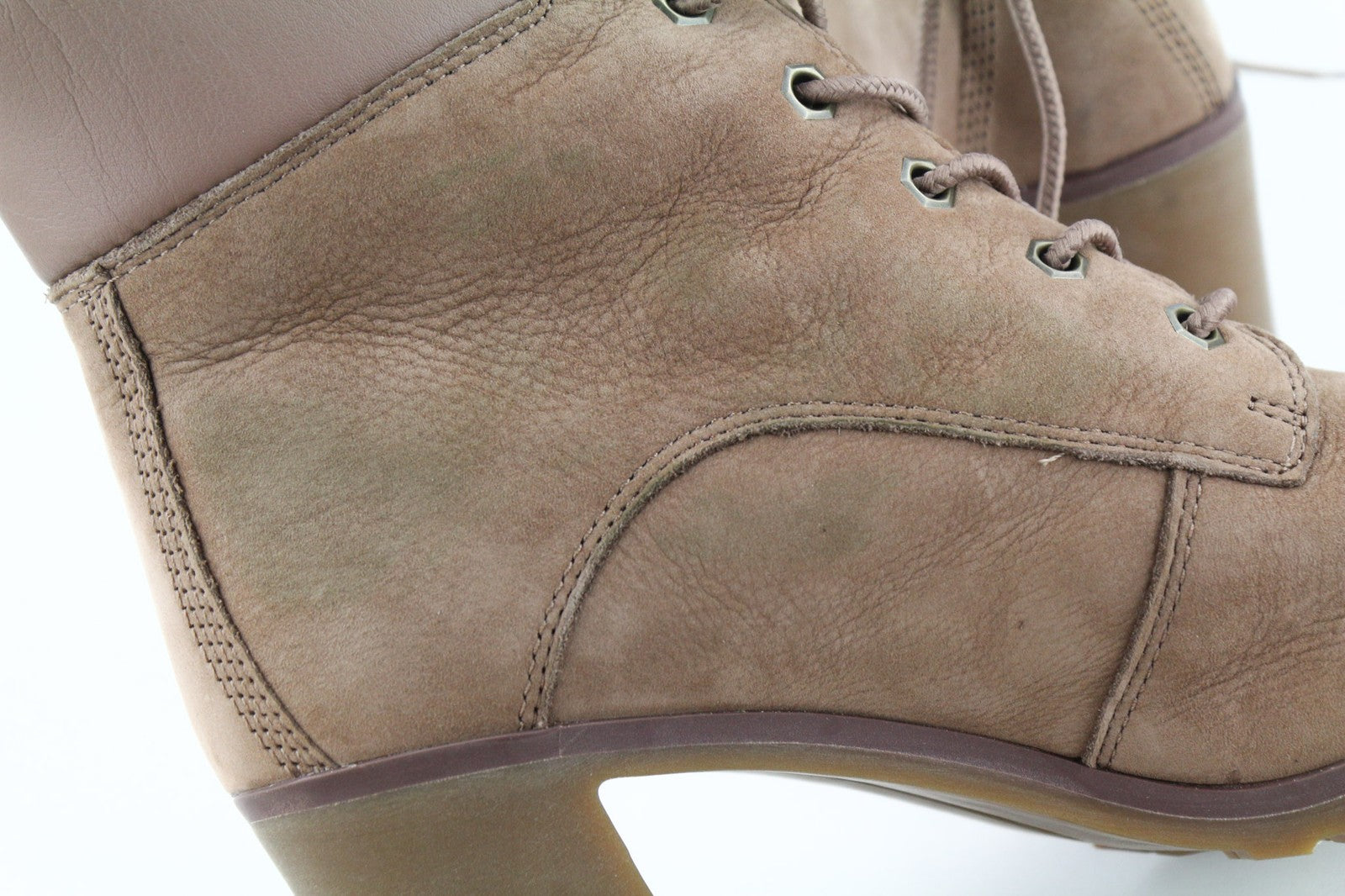 TIMBERLAND A24ZY Women's EU38.5 UK5.5 Black Leather ReBOTL Ortholite Heel Boots