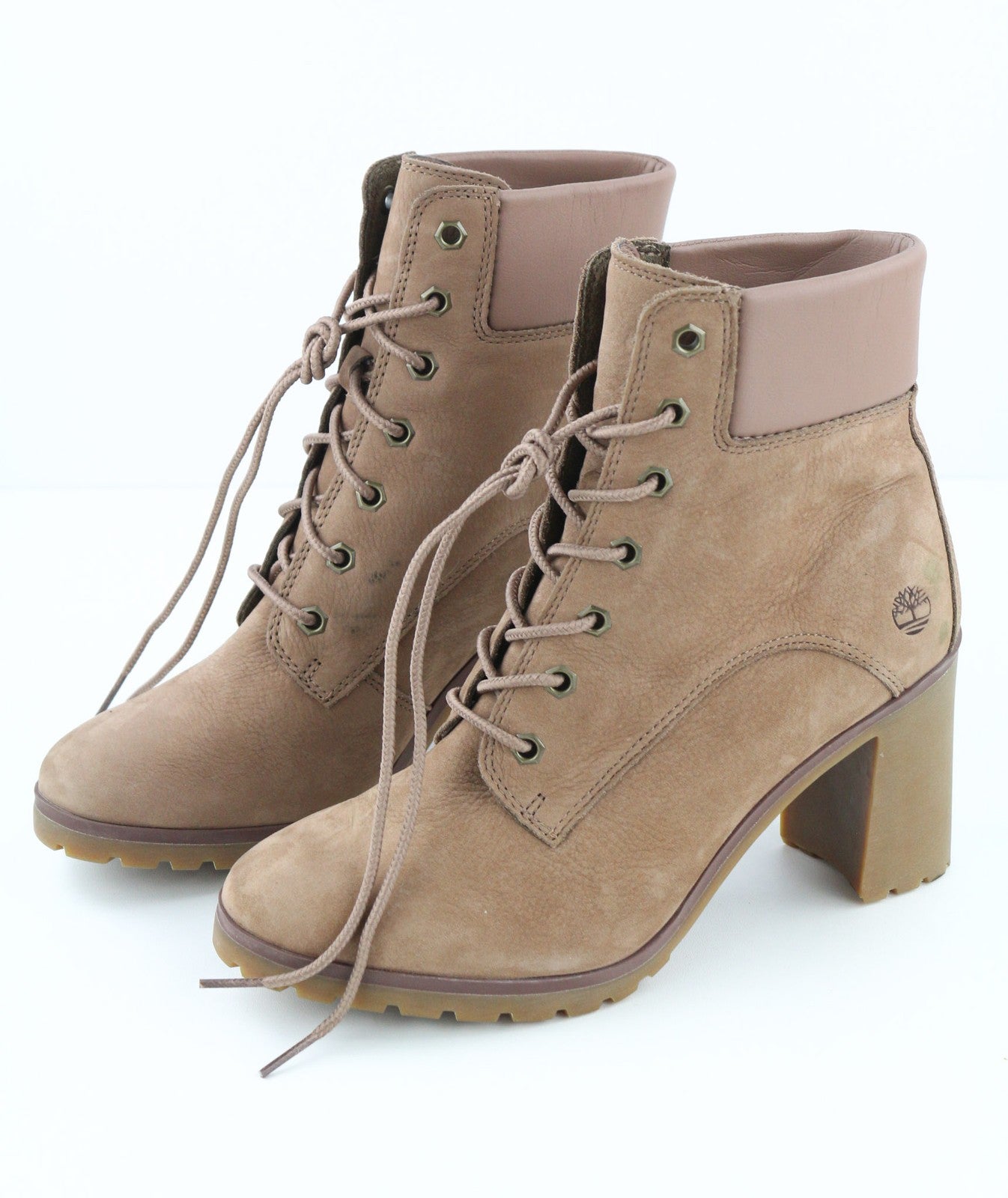 TIMBERLAND A24ZY Women's EU38.5 UK5.5 Black Leather ReBOTL Ortholite Heel Boots