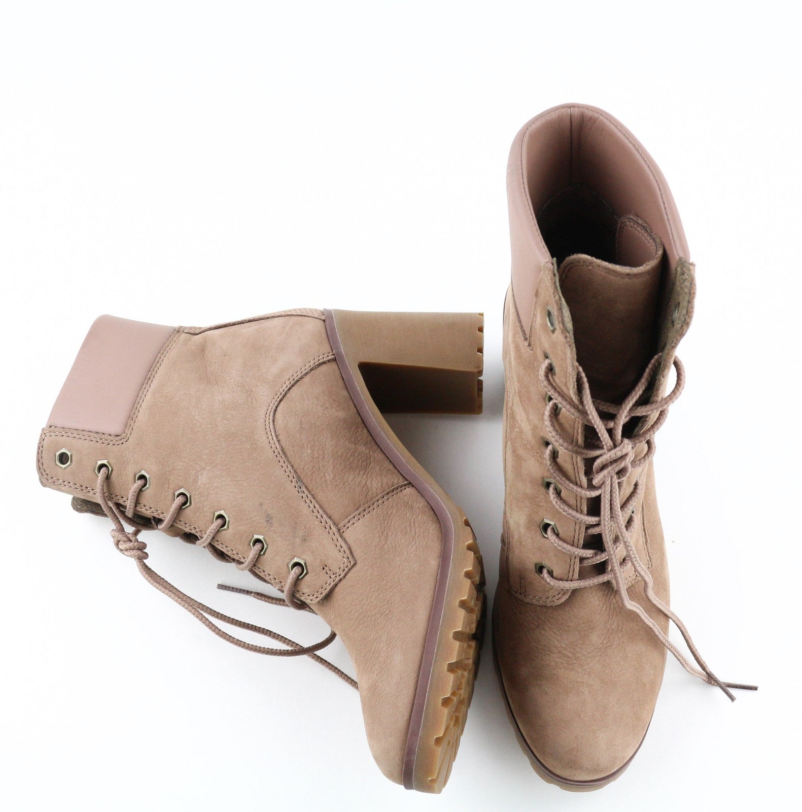 TIMBERLAND A24ZY Women's EU38.5 UK5.5 Black Leather ReBOTL Ortholite Heel Boots