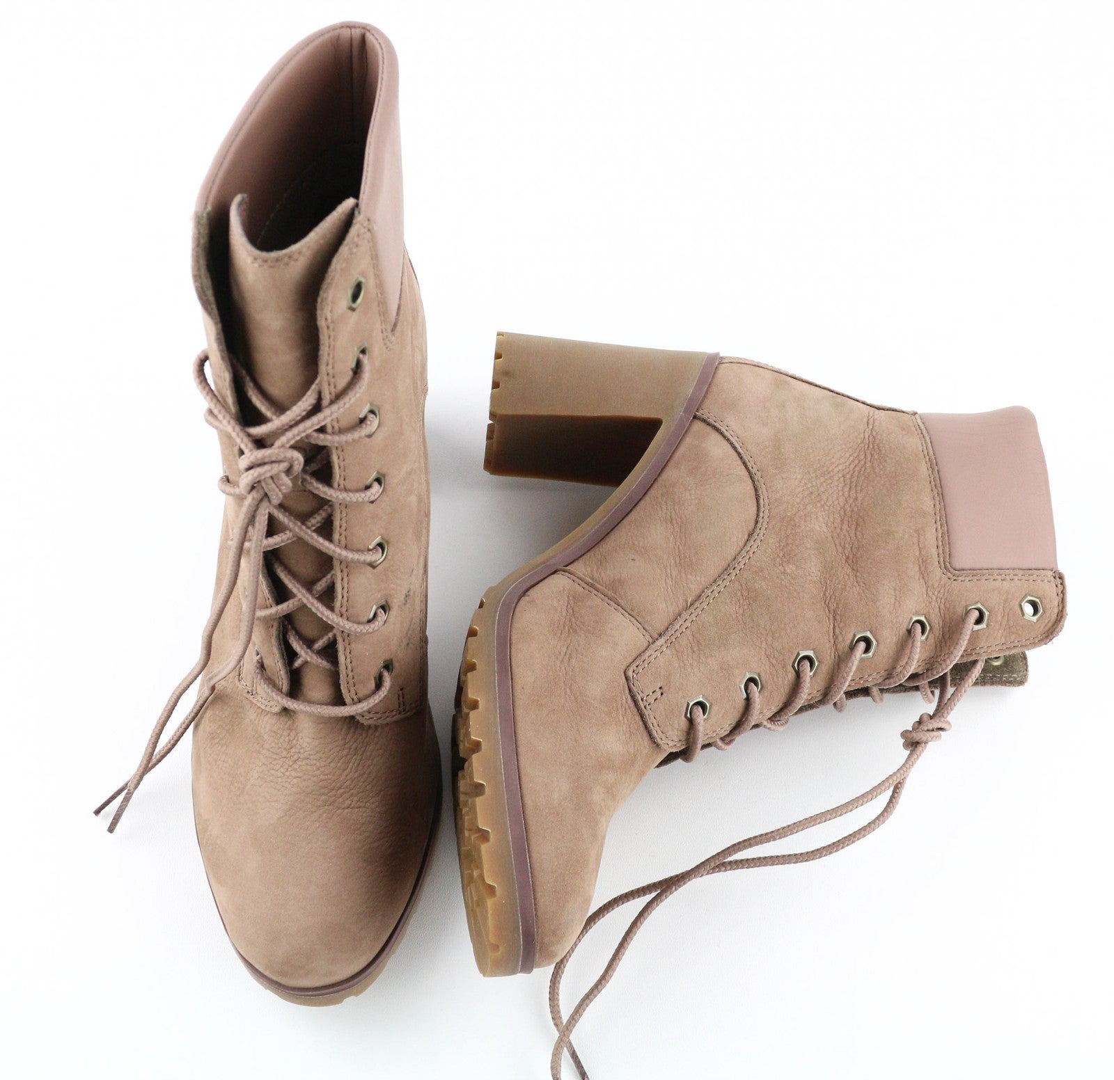 TIMBERLAND A24ZY Women's EU38.5 UK5.5 Black Leather ReBOTL Ortholite Heel Boots