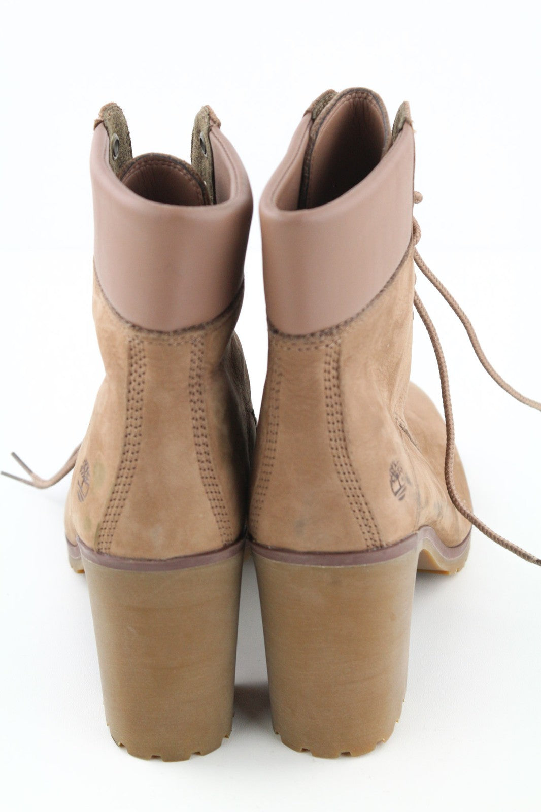 TIMBERLAND A24ZY Women's EU38.5 UK5.5 Black Leather ReBOTL Ortholite Heel Boots