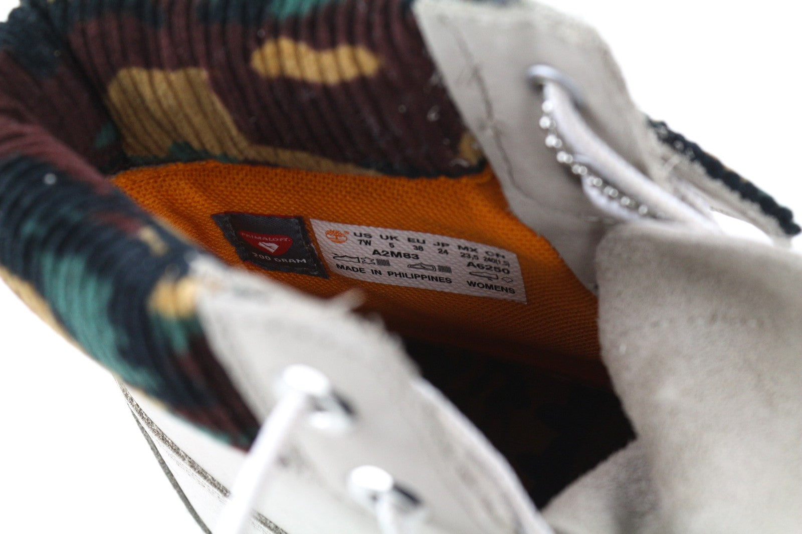 TIMBERLAND A2M83-A6250 Women's EU37.5/38 Light Grey Leather High-Top Sneakers