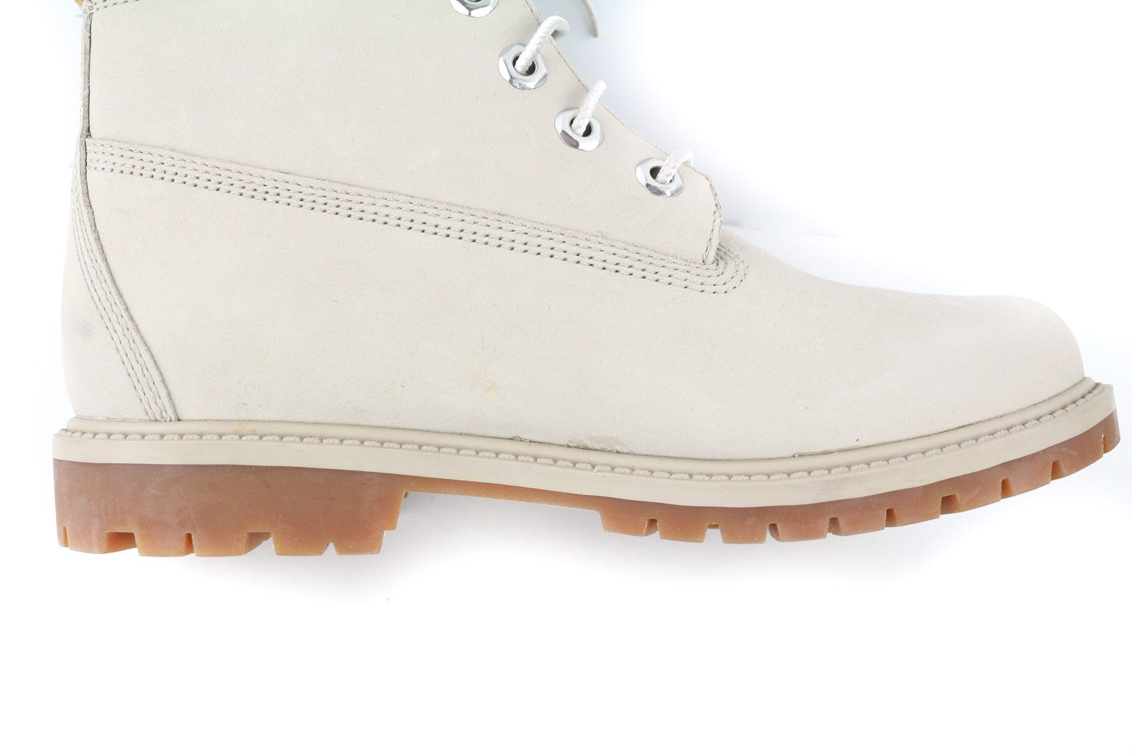 TIMBERLAND A2M83-A6250 Women's EU37.5/38 Light Grey Leather High-Top Sneakers