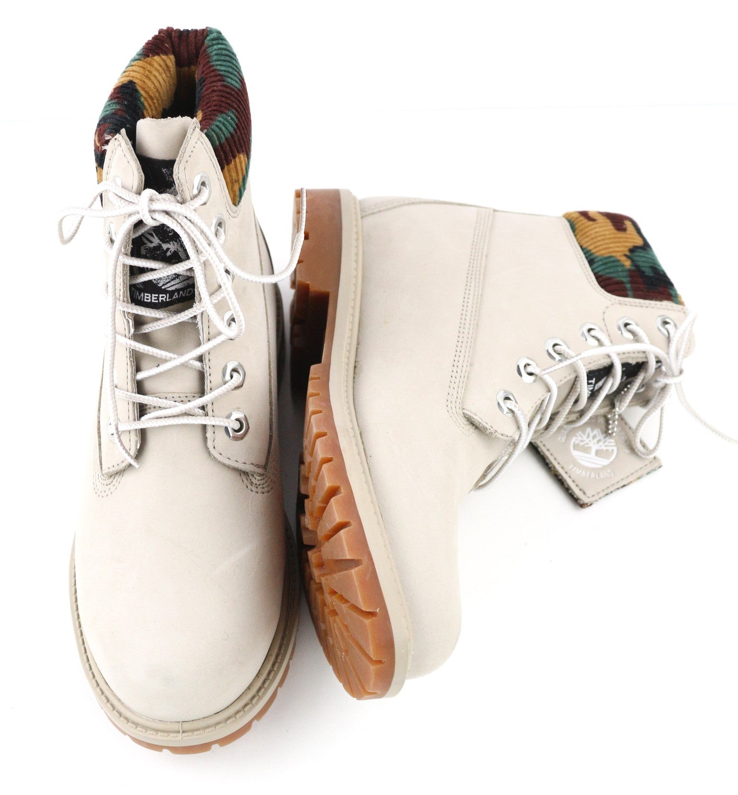 TIMBERLAND A2M83-A6250 Women's EU37.5/38 Light Grey Leather High-Top Sneakers