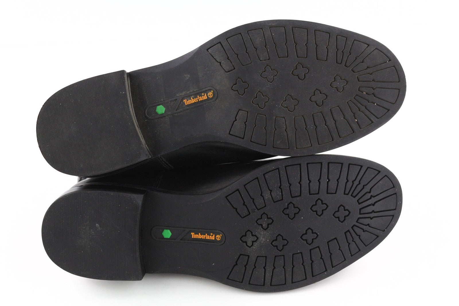 TIMBERLAND A1KHL Women's EU37 UK4 Black Leather Pull-On Boots Mid Side Panels