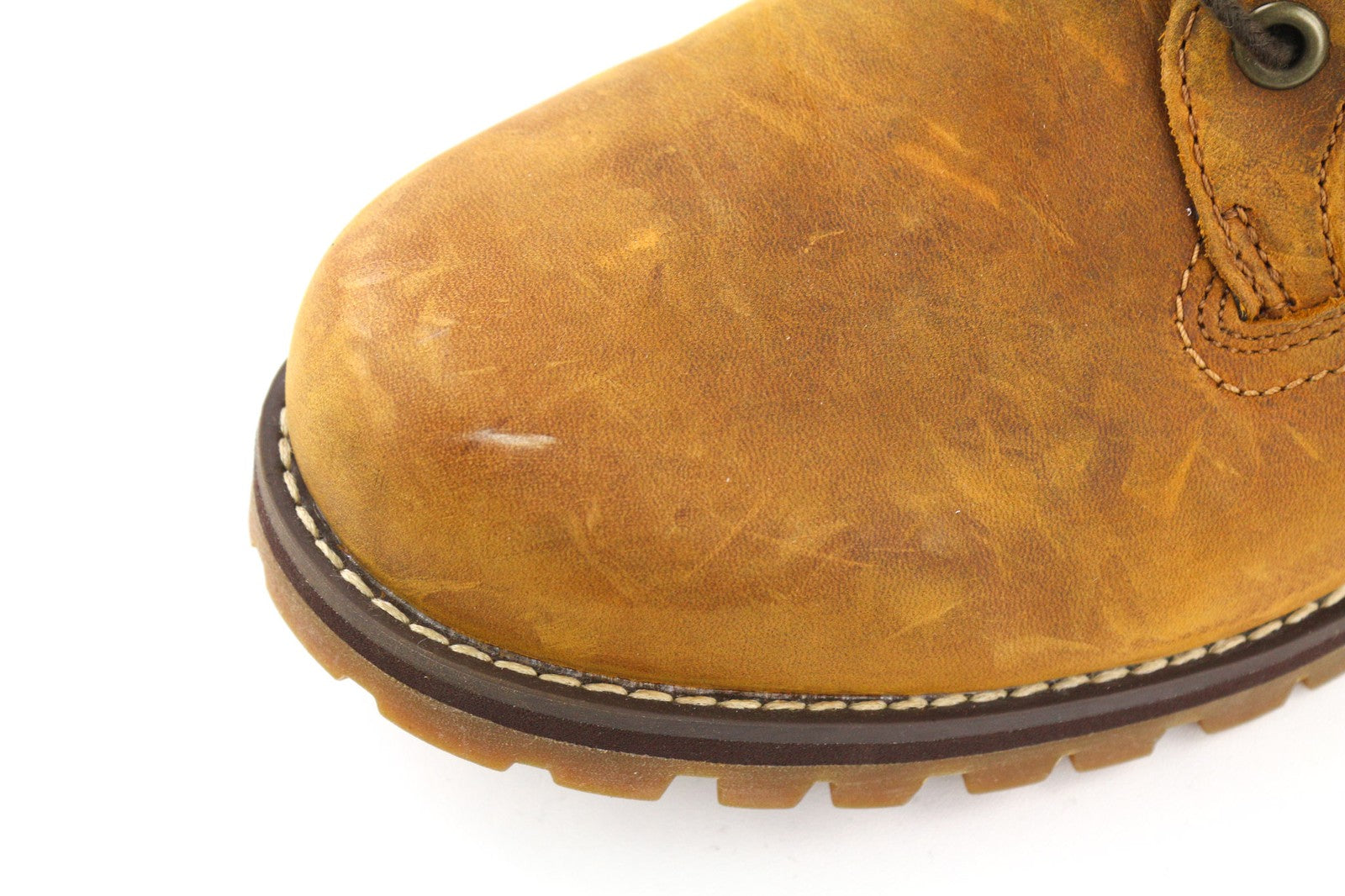 TIMBERLAND A17CK-A4825 Men's EU44/44.5 Brown Leather Aged Look High-Top Shoes