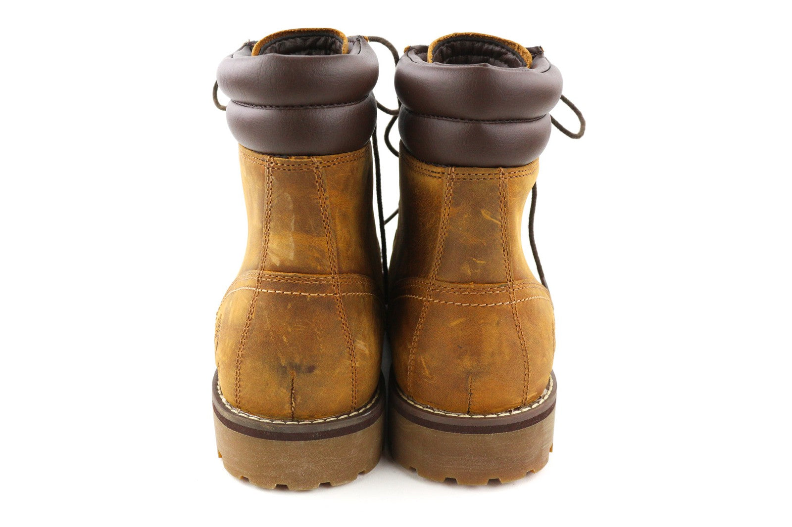 TIMBERLAND A17CK-A4825 Men's EU44/44.5 Brown Leather Aged Look High-Top Shoes