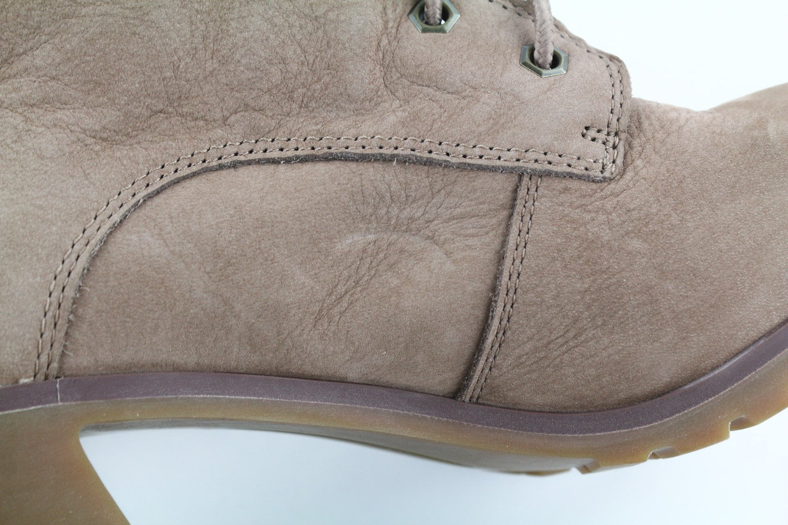 TIMBERLAND A24ZY Women's EU39 UK6 Black Leather Ortholite Heeled Boots ReBOTL