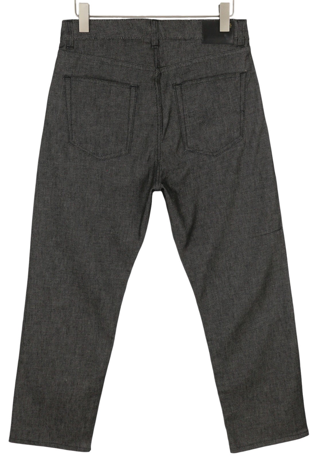 R13 Boyfriend Women Jeans 27 Vintage Grey Straight Fit Cropped Ankle Denim Dark