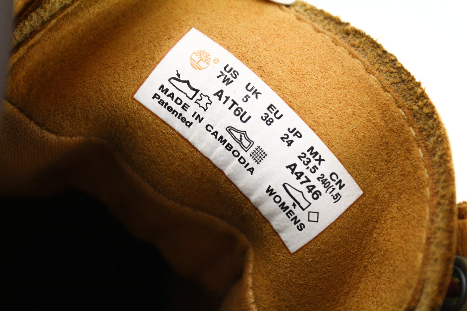 TIMBERLAND A1T6U Women's EU38 UK5 Brown TimberDry Leather Boots ReBOTL Lace