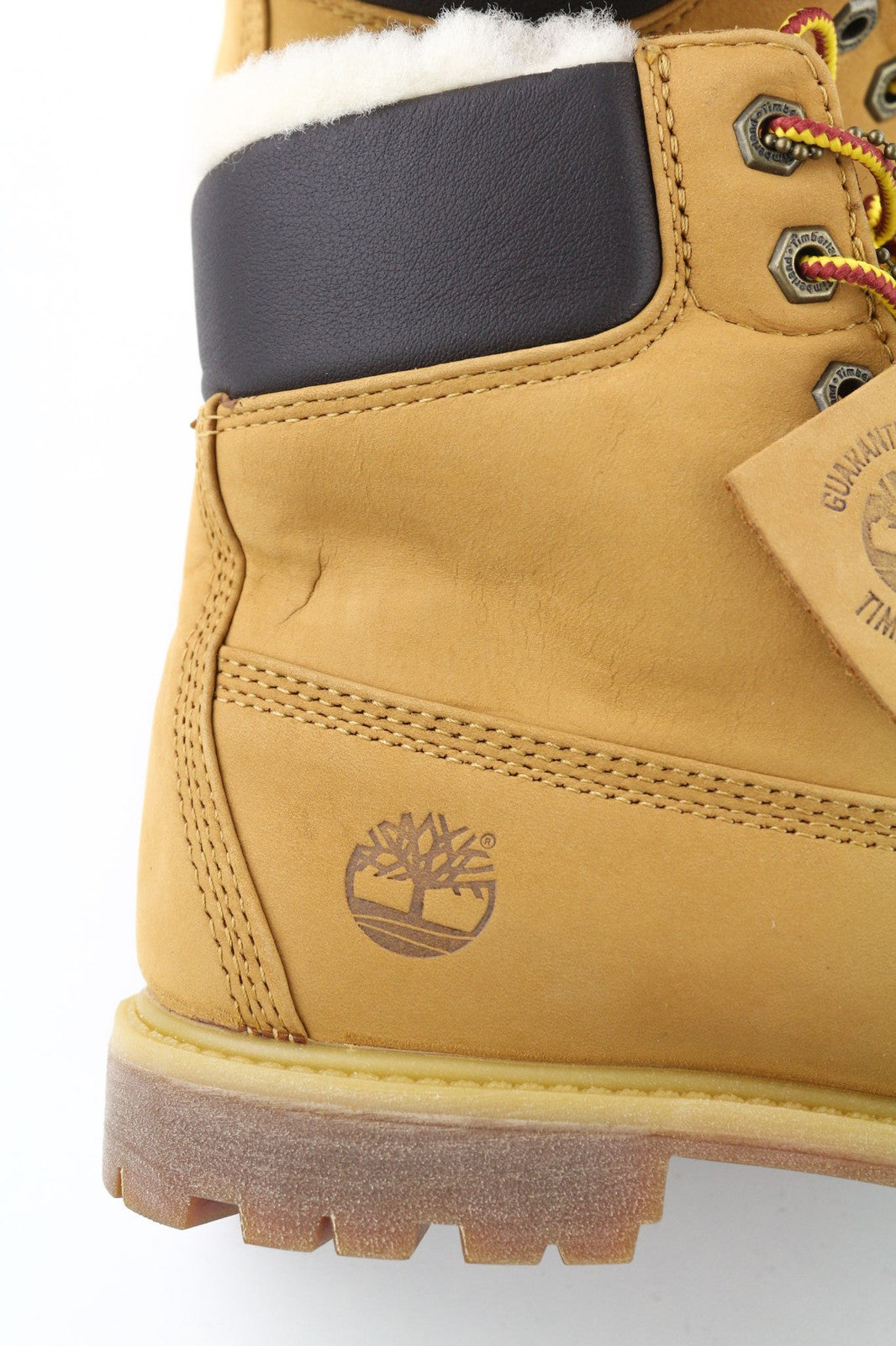 TIMBERLAND A19TE Women's EU38.5 K5.5 Brown Shearling Lined Leather Boots